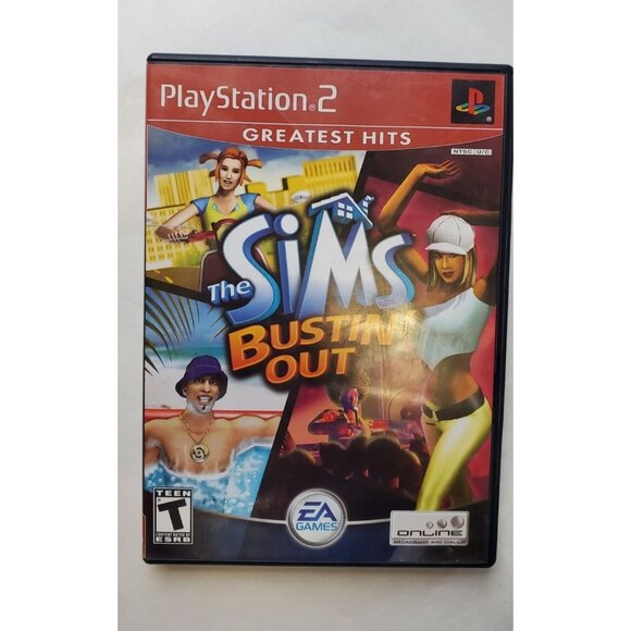 The Sims Bustin Out: Greatest Hits - PS2 PlayStation 2, 2005 - Complete! - Picture 1 of 6